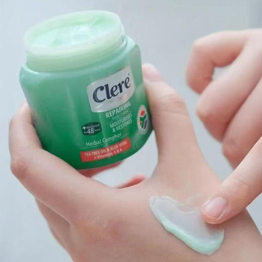 秋冬必备 ！无惧干裂 ！【赠修脚器】clere克莱锐 香樟乳霜 南非原装进口 滋润保湿大罐装 300ml/瓶+125ml/瓶 商品图6