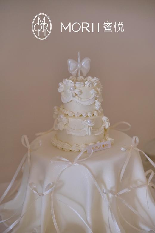 【纯白餐桌】mini法式餐桌翻糖蛋糕（提前3天预定） 商品图3