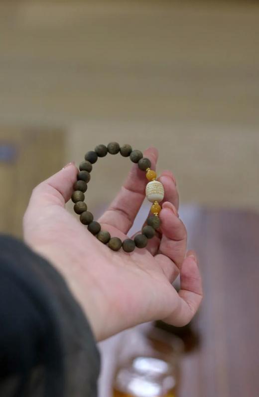 寻山隐·海南绿奇楠沉香新中式手串 | 文玩国风美人、君子的风雅首饰，自带儒雅香气 商品图7