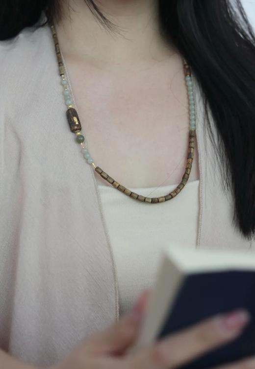 寻山隐·海南绿奇楠沉香新中式手串 | 文玩国风美人、君子的风雅首饰，自带儒雅香气 商品图4