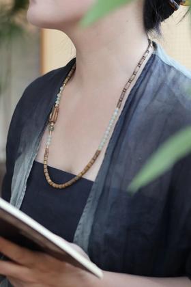 寻山隐·海南绿奇楠沉香新中式手串 | 文玩国风美人、君子的风雅首饰，自带儒雅香气