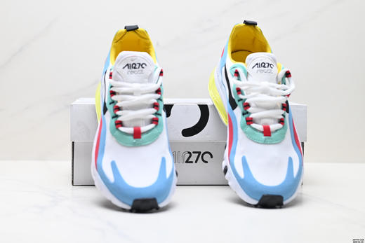 耐克Nike Air Max 270 React气垫减震休闲运动跑步鞋СТ1280-101男女鞋 商品图6