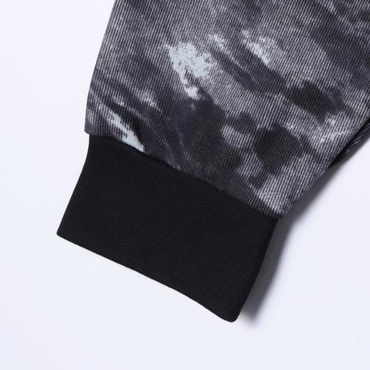 SDSA男士秋冬新款痞帅男装美式拼接开衫V领卫衣扎染重工百搭上衣 商品图3