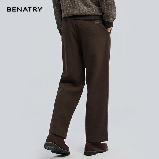 贝纳川冬季新品羊毛直筒牛仔裤ECF332001 商品图7