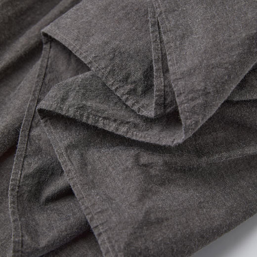 ROMI STUDIO磨砂微毛棉质复古洗水A摆松紧腰半身裙伞裙RWCAXG6171 商品图4