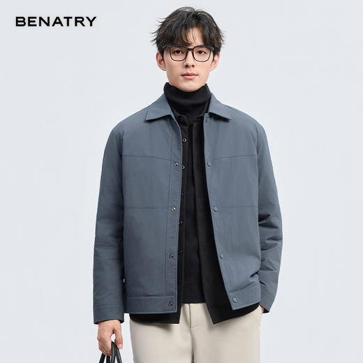 贝纳川冬季新品翻领轻薄羽绒服ECF405231 商品图5