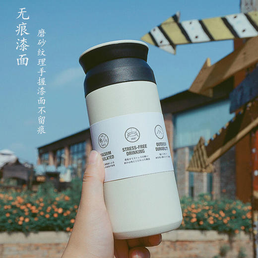 男女学生保温杯 ins水杯304不锈钢保温水杯便携车载咖啡杯随行杯 商品图6