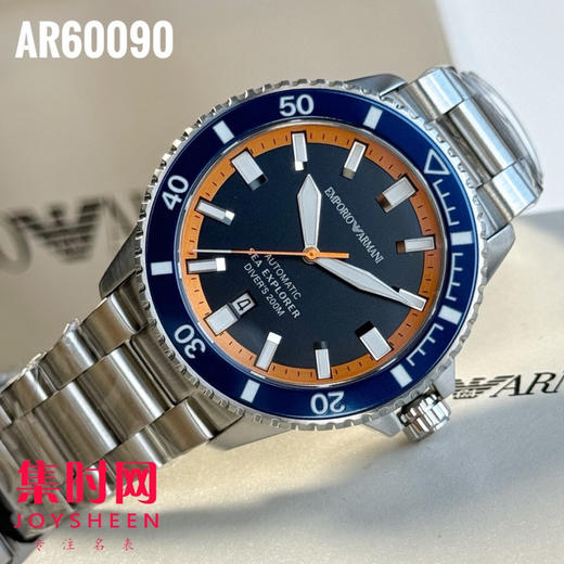 原单阿玛尼AR60090 钢带男士机械腕表 商品图1