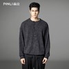 PINLI品立2025秋季新款肌理感针织套头卫衣复古潮男宽松休闲上衣B253109046 商品缩略图0
