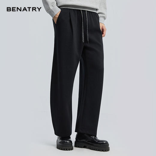 贝纳川冬季新品羊毛弯刀裤ECF332003 商品图3