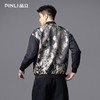 PINLI品立春季新品复古提花棒球领夹克男士潮牌宽松休闲外套B233104070 商品缩略图2