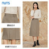NUTS商场同款秋冬款纯色高腰直筒时尚通勤百搭半身长裙女342061241 商品缩略图3