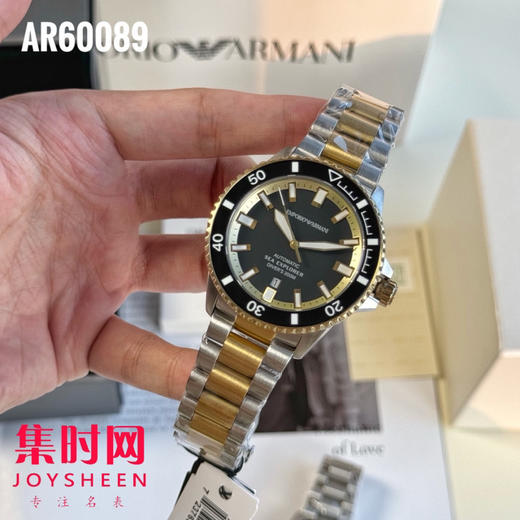 原单阿玛尼AR60089 钢带男士机械腕表 商品图1