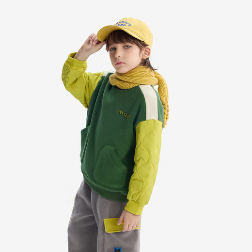 【秒】【MQD】【双面奥粒绒】童装男童卫衣冬季新款儿童半高领加 商品图1