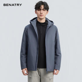 贝纳川冬季新品连帽冲锋衣羽绒服ECF405251