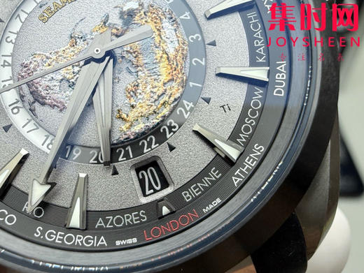 VS欧米茄新款海马世界时系列 VS海马世界时钛壳 钛海马 海马世界时黑色款 男士腕表 表径43mm 商品图4