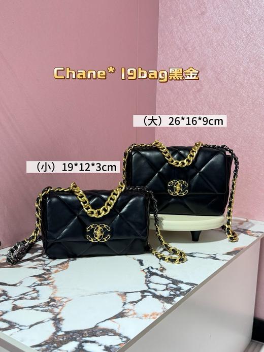 Chane* 19bag 黑金手袋 商品图1
