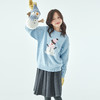 预售12.22发 棵初2025年冬季新款亲子中大女童雪人图案毛衣纯绵羊毛保暖上衣 商品缩略图2