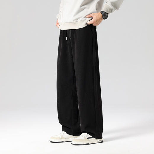 gxg.jeans男装25秋款经典直筒休闲裤男系带舒适百搭日常通勤必备款男士长裤K&C 商品图1