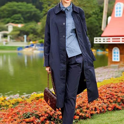 仅一件！ 【低价清仓】春秋中长款时尚百搭休闲风衣外套ZFYY004 商品图1