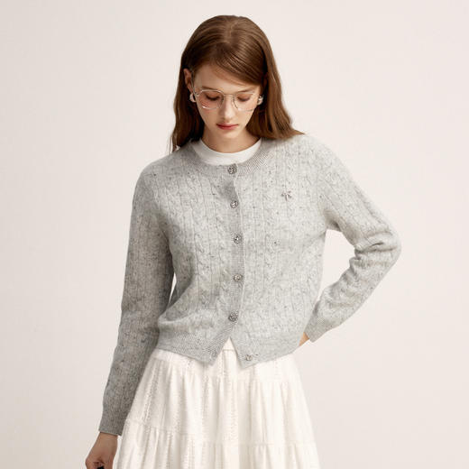 【商场同款】诗凡黎冬毛衫开衫3FA233001R 商品图2