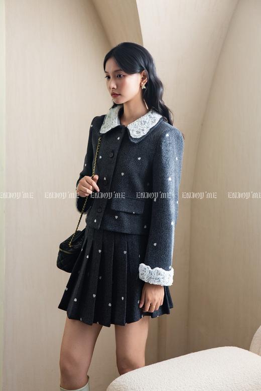【门店同款】ENJOY冬季“暖冬软糖”蕾丝花边小香风套装裙 167145068 商品图3