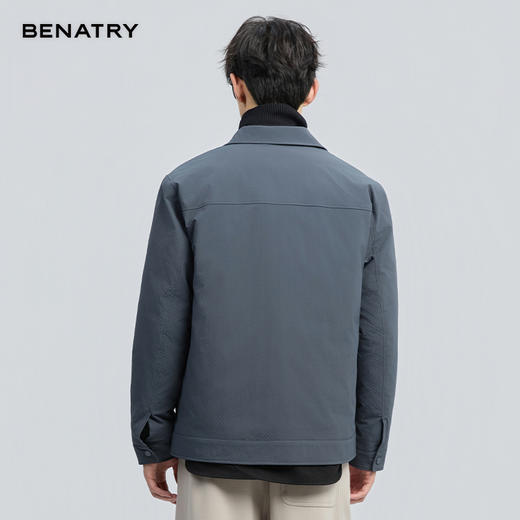 贝纳川冬季新品翻领轻薄羽绒服ECF405231 商品图7