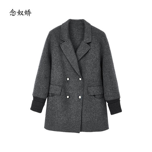 【商场同款】CNC5036 “ 松弛大衣 ” 绵羊毛双面呢 茧型包容身材 商品图8