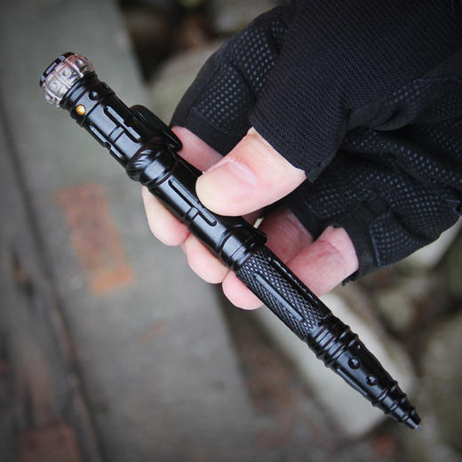 多功能烤蓝战术笔陀螺笔防卫工具拆箱快递高硬度户外多用途笔 商品图1