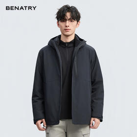 贝纳川冬季新品一衣三穿脱卸款羽绒服ECF405250