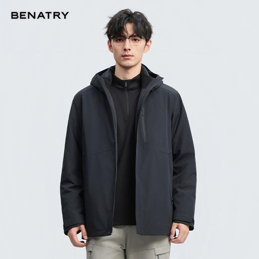 贝纳川冬季新品一衣三穿脱卸款羽绒服ECF405250 商品图0