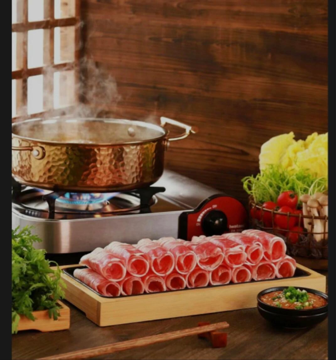 严选 | 南鲜港湾进口原切肥牛卷/羊肉卷 150g*8包 手工原切 黄金肥瘦比例 久涮不散