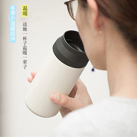 男女学生保温杯 ins水杯304不锈钢保温水杯便携车载咖啡杯随行杯 商品图4