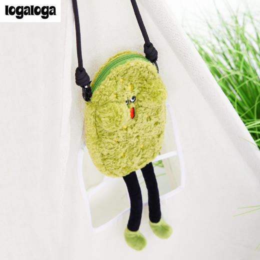 logaloga 狗狗祟祟 毛绒手机背包 商品图2