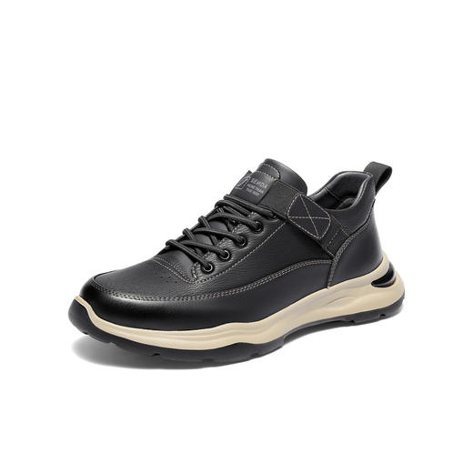 【云粉节】BF楼森达工装男鞋2025冬季新款厚底圆头运动休闲板鞋K6R40吊牌价1059活动价539 商品图1