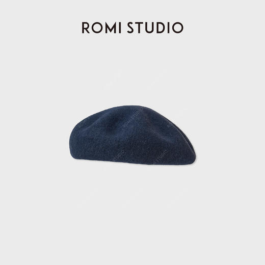ROMI STUDIO“文艺复古”100%澳洲绵羊毛经典百搭贝雷帽 RWCAP35725 商品图1