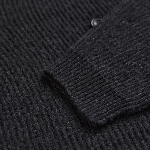 ROMI STUDIO"复古气质"100%羊毛细腻牛角扣毛织外套 RWCAW65759 商品图3