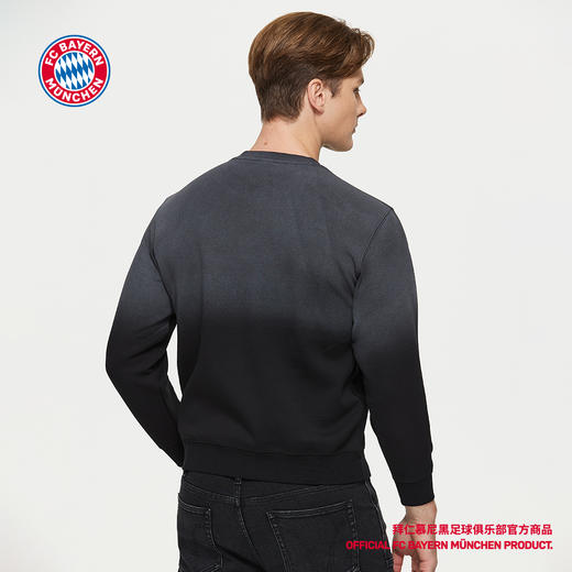 【官方正版】拜仁足球俱乐部丨深色渐变圆领卫衣秋冬款休闲长袖 商品图2