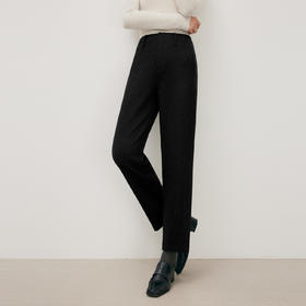 BSJ【严选】蒋欣同款伊芙丽高质感西装裤羊毛呢料直筒裤子休闲裤2025冬季新款1G9952191