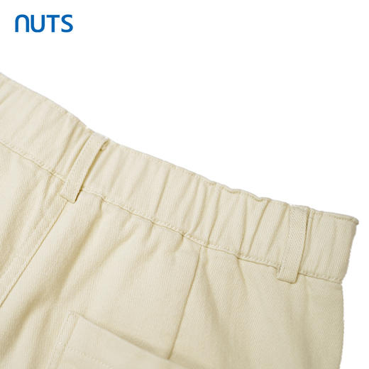 NUTS商场同款秋冬季米色简约时尚直筒宽松百搭休闲长裤女341072269 商品图3