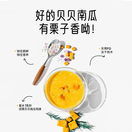 小黄象贝贝南瓜燕麦粥2分钟即食0添加0色素0蔗糖 360g（36g*10包） fx zong 商品图1