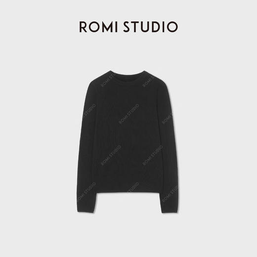ROMI STUDIO“简约随性”100%绵羊毛扬子纱套头毛衫 RW24AS91327 商品图0