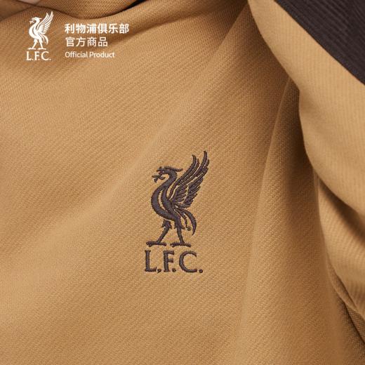 【官方正版】利物浦俱乐部 | 棕色帽衫秋日连帽卫衣运动休闲长袖 商品图4