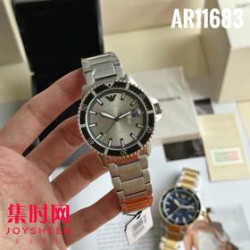 原单阿玛尼AR11683 水泥灰 灰盘 男士腕表
机芯：原装进口石英机芯