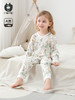 小猪大卫秋冬纯棉高腰护肚套装男女童家居服80-110 商品缩略图5