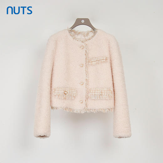 NUTS商场同款冬季小香风时尚气质温柔优雅皮草外套女341132188 商品图0