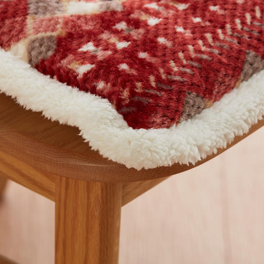 秋冬保暖吸湿发热坐垫系带椅垫沙发长垫  假日2501 商品图1