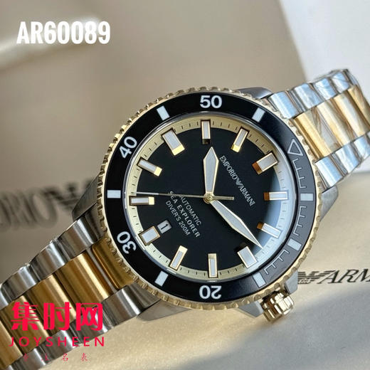 原单阿玛尼AR60089 钢带男士机械腕表 商品图3