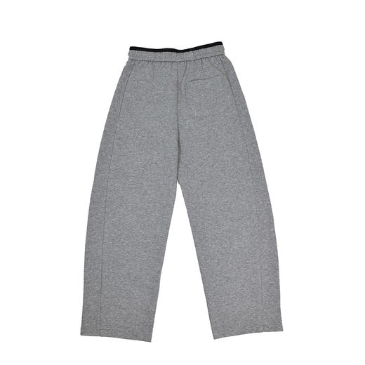 半身缘女裤 秋季百搭浅灰腰头撞色小弯刀卫裤253102P10320021 商品图1