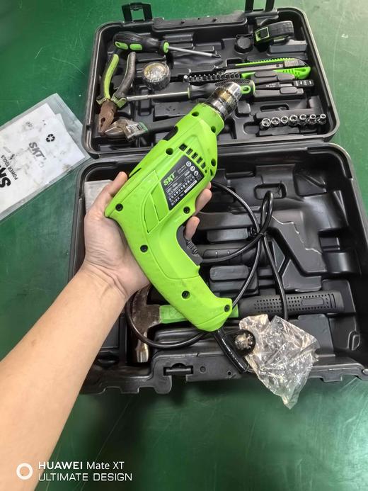 【货号07292】库存处理SKT冲击钻手电钻正反调速电钻手动工具套装生锈处理 商品图4